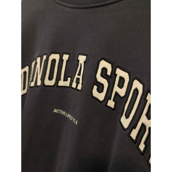 Adanola sport sweatshirt midnight blue sz Small - Picture 3 of 6